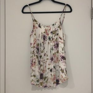 Haute Hippie Floral Silk Cami